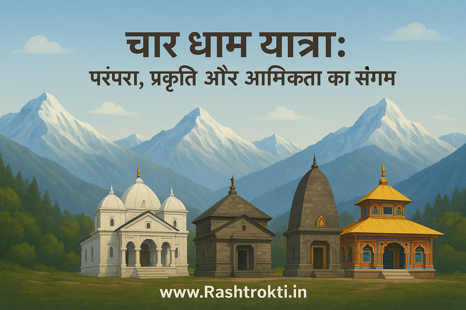 चारधाम यात्रा: परंपरा, प्रकृति और आत्मिकता का संगम